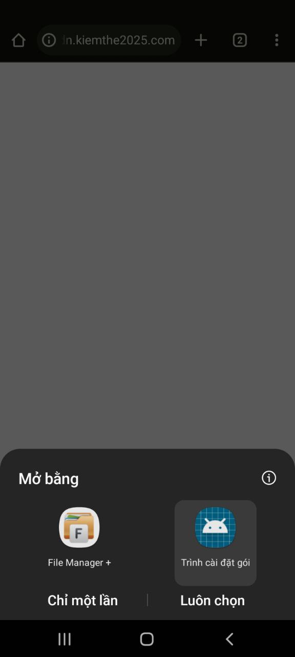 2-Chọn Gói Cài Đặt