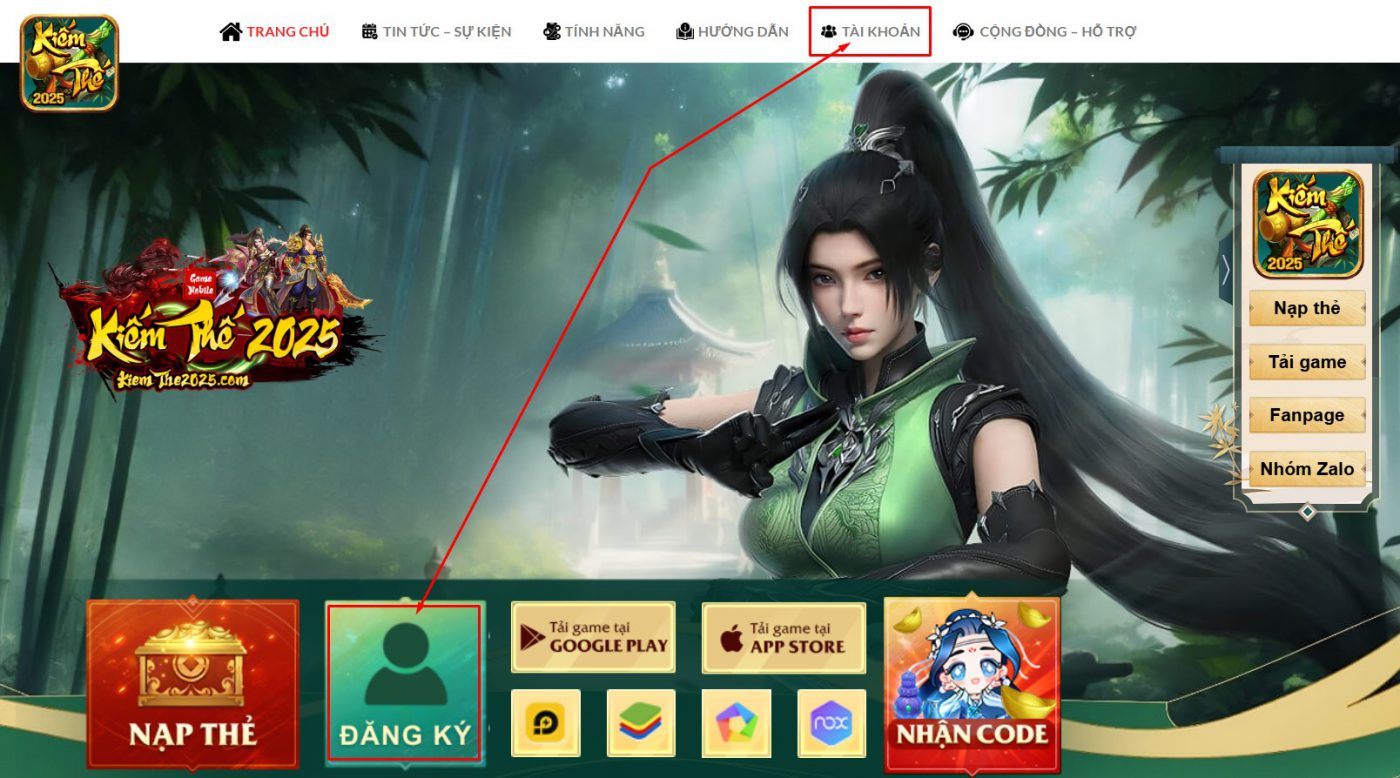 Trang chủ Kiếm Thế 2025