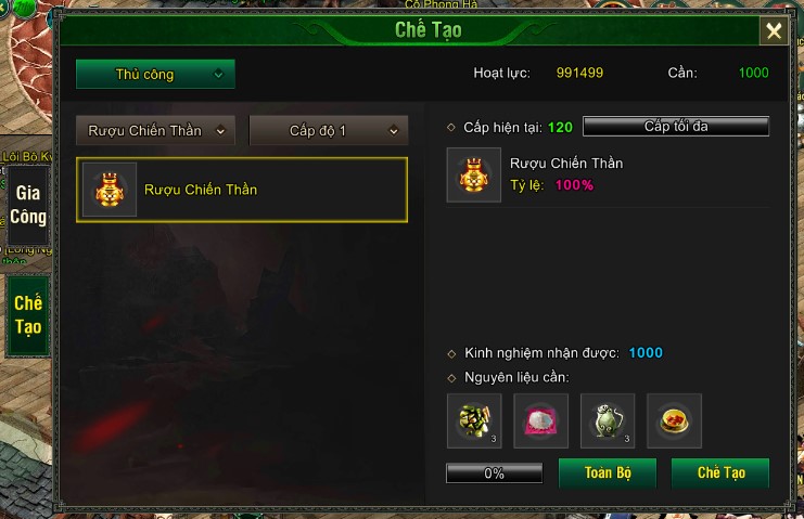 Ghép Rượu Chiến Thần